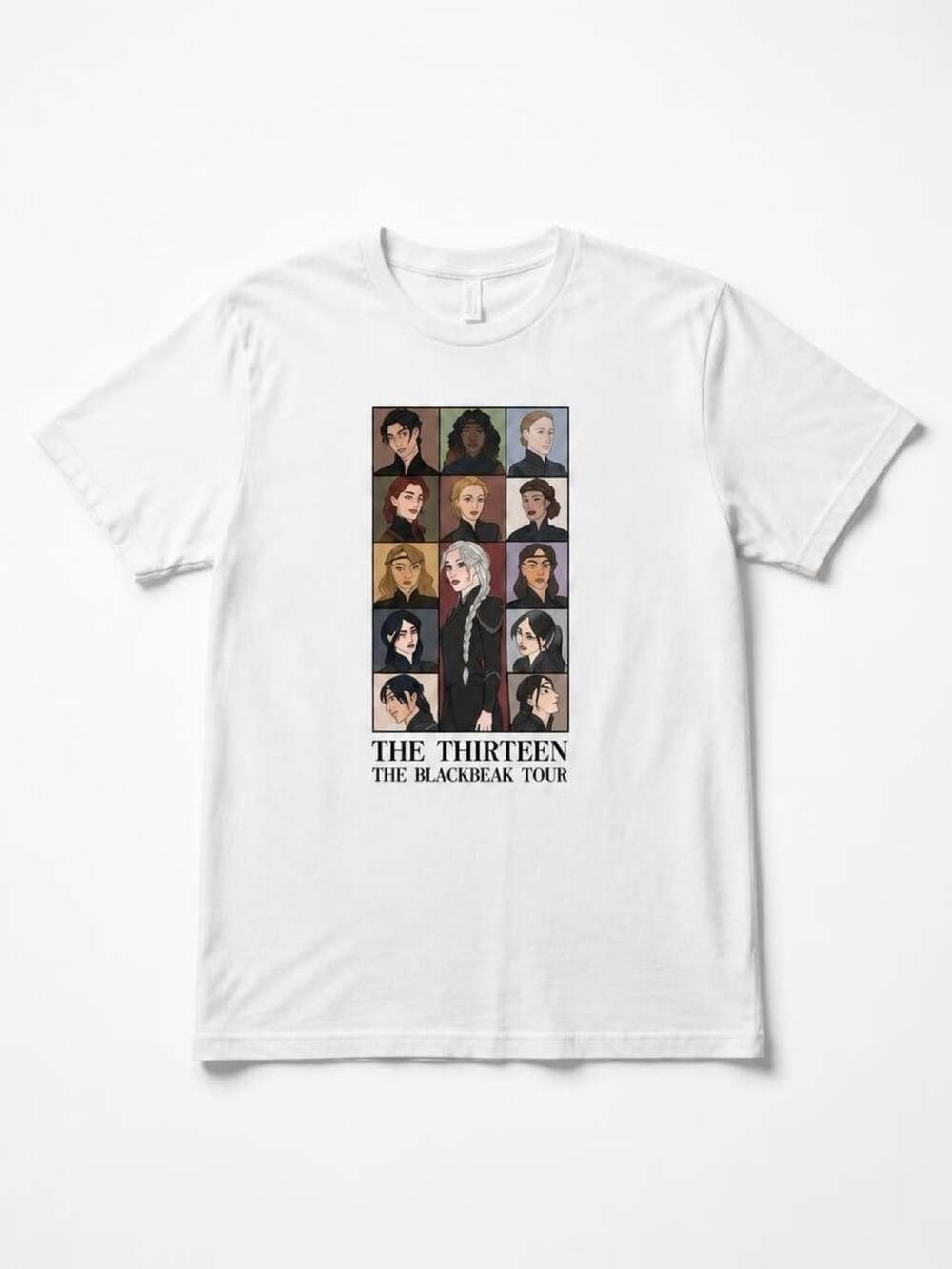 Throne of Glass The Thirteen The Blackbeak Tour Graphic T-Shirt